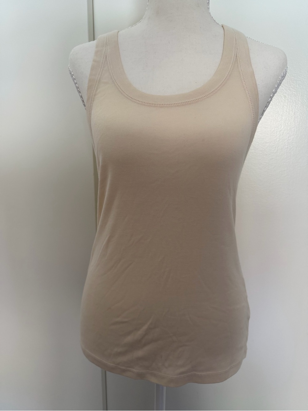 H&M Pima Cotton Tank Top - Cream